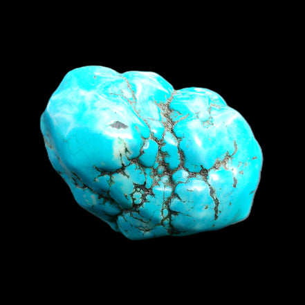 Persian Turquoise 51*30mm 173g in sunlight - Rocks and Things Store