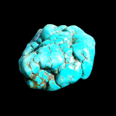 Persian Turquoise 51*30mm 173g in sunlight - Rocks and Things Store