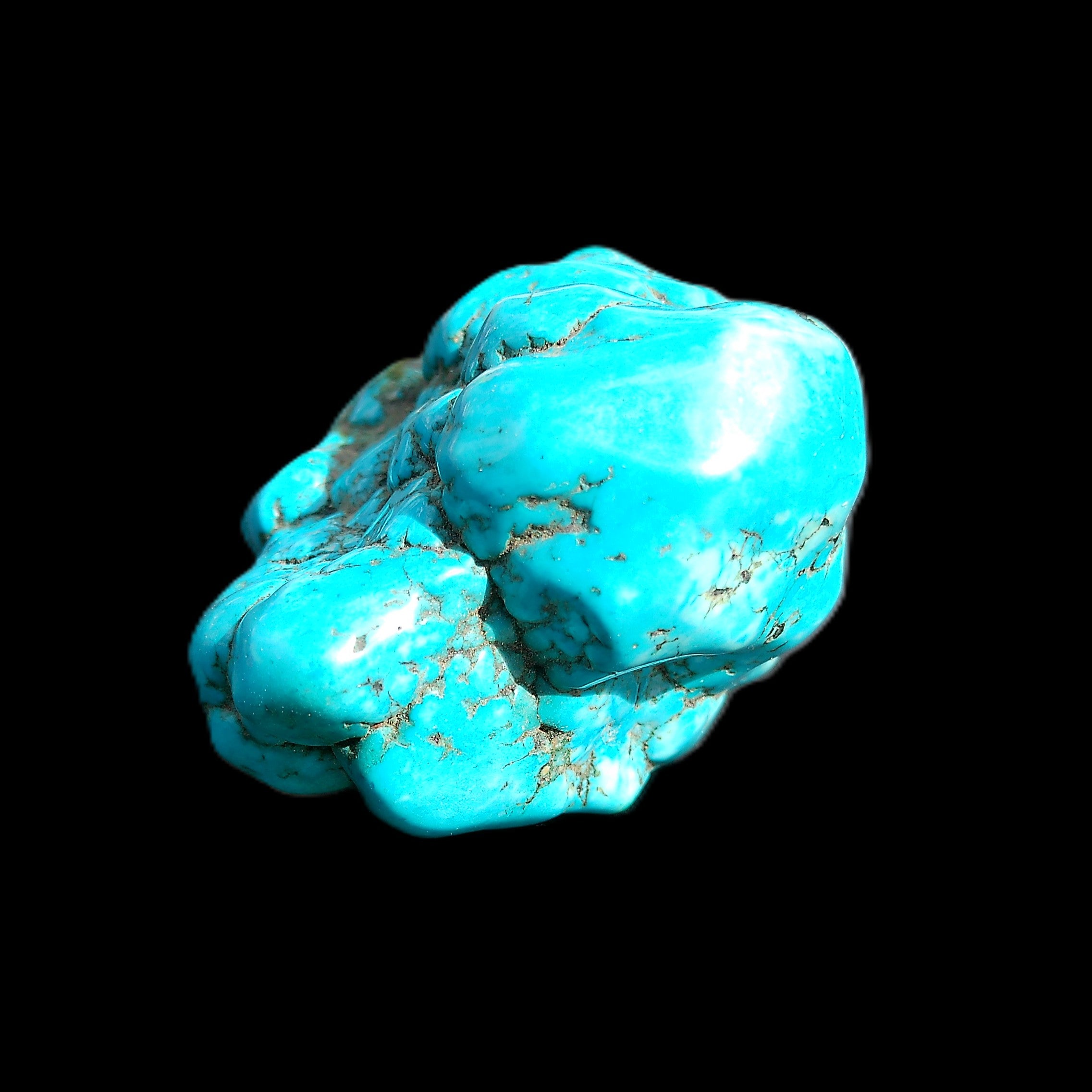 Persian Turquoise 51*30mm 173g in sunlight - Rocks and Things Store