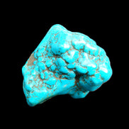 Persian Turquoise 57*47mm 119.5g in sunlight - Rocks and Things Store