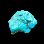 Persian Turquoise 57*47mm 119.5g in sunlight - Rocks and Things Store