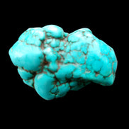 Persian Turquoise 40*29mm 32.3g in sunlight - Rocks and Things Store