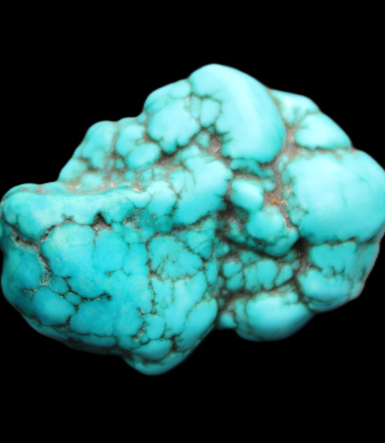 Persian Turquoise 40*29mm 32.3g in sunlight - Rocks and Things Store