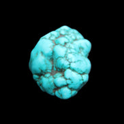 Persian Turquoise 40*29mm 32.3g in sunlight - Rocks and Things Store