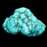 Persian Turquoise 40*29mm 32.3g in sunlight - Rocks and Things Store