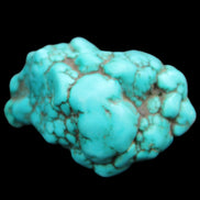 Persian Turquoise 40*29mm 32.3g in sunlight - Rocks and Things Store