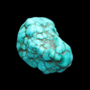 Persian Turquoise 40*29mm 32.3g in sunlight - Rocks and Things Store