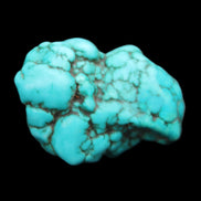 Persian Turquoise 40*29mm 32.3g in sunlight - Rocks and Things Store