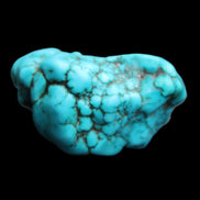 Persian Turquoise 40*29mm 32.3g in sunlight - Rocks and Things Store