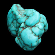 Persian Turquoise 40*29mm 32.3g in sunlight - Rocks and Things Store