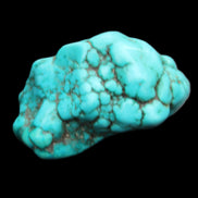 Persian Turquoise 40*29mm 32.3g in sunlight - Rocks and Things Store