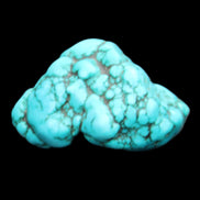 Persian Turquoise 40*29mm 32.3g in sunlight - Rocks and Things Store