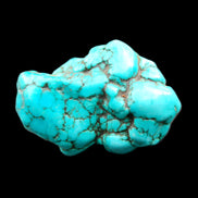 Persian Turquoise 40*29mm 32.3g in sunlight - Rocks and Things Store