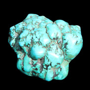Persian Turquoise 45*39mm 68.9g in sunlight - Rocks and Things Store