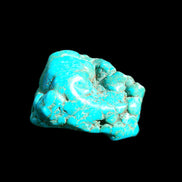 Persian Turquoise 39*35mm 57.8g in sunlight - Rocks and Things Store