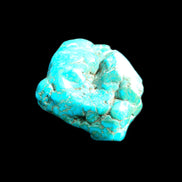 Persian Turquoise 39*35mm 57.8g in sunlight - Rocks and Things Store