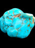 Persian Turquoise 41*34mm 60.9g in sunlight - Rocks and Things Store