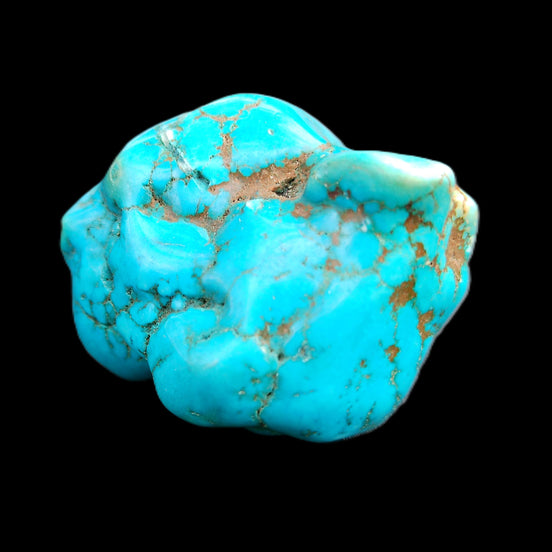 Persian Turquoise 41*34mm 60.9g in sunlight - Rocks and Things Store