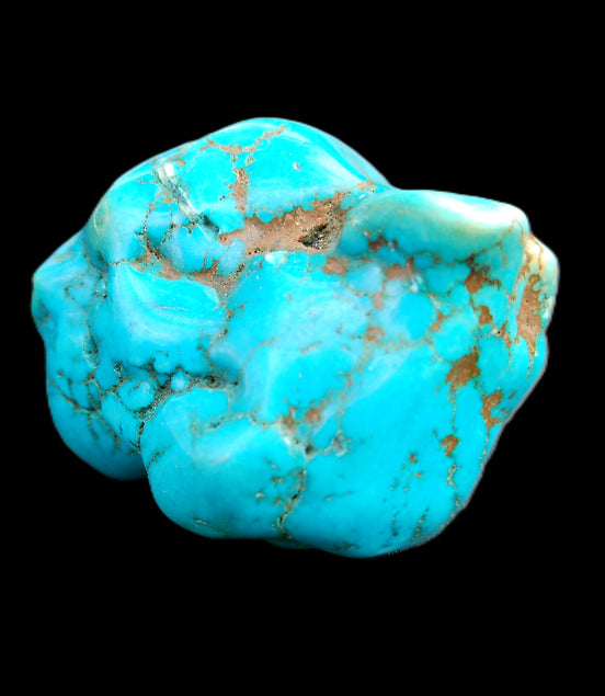 Persian Turquoise 41*34mm 60.9g in sunlight - Rocks and Things Store