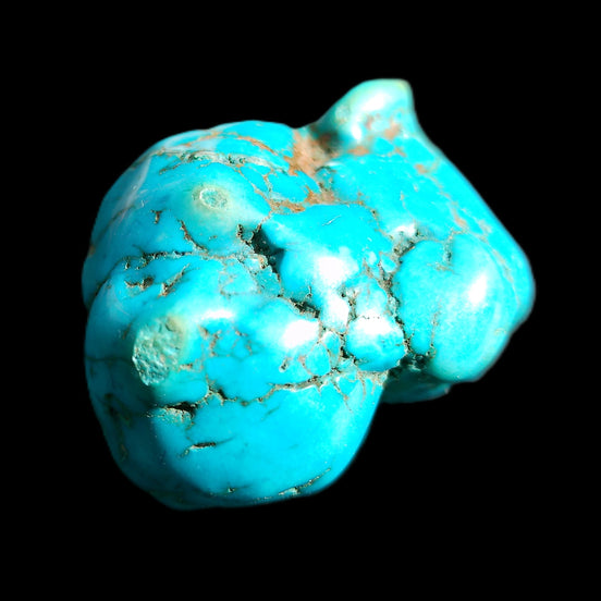 Persian Turquoise 41*34mm 60.9g in sunlight - Rocks and Things Store