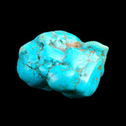Persian Turquoise 41*34mm 60.9g in sunlight - Rocks and Things Store