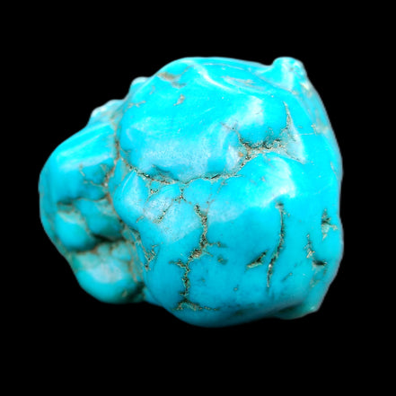 Persian Turquoise 41*34mm 60.9g in sunlight - Rocks and Things Store