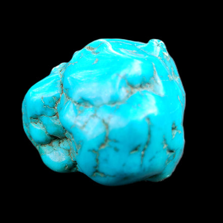 Persian Turquoise 41*34mm 60.9g in sunlight - Rocks and Things Store