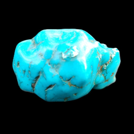 Persian Turquoise 41*34mm 60.9g in sunlight - Rocks and Things Store