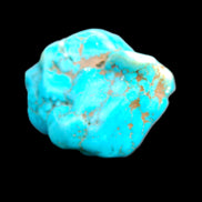 Persian Turquoise 41*34mm 60.9g in sunlight - Rocks and Things Store