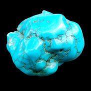 Persian Turquoise 41*34mm 60.9g in sunlight - Rocks and Things Store