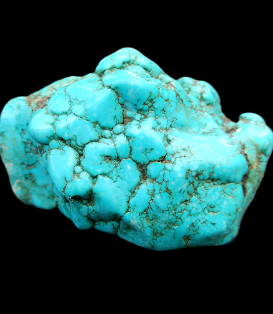 Persian Turquoise 62*41mm 124.5g in sunlight - Rocks and Things Store