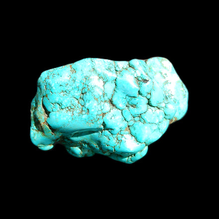 Persian Turquoise 62*41mm 124.5g in sunlight - Rocks and Things Store