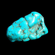 Persian Turquoise 53*27mm 62.6g in sunlight - Rocks and Things Store