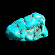 Persian Turquoise 53*27mm 62.6g in sunlight - Rocks and Things Store