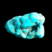 Persian Turquoise 53*27mm 62.6g in sunlight - Rocks and Things Store