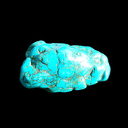 Persian Turquoise 53*27mm 62.6g in sunlight - Rocks and Things Store