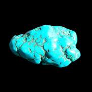 Persian Turquoise 53*27mm 62.6g in sunlight - Rocks and Things Store