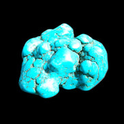 Persian Turquoise 45*44mm 80.0g in sunlight - Rocks and Things Store