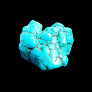 Persian Turquoise 45*44mm 80.0g in sunlight - Rocks and Things Store