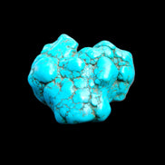 Persian Turquoise 45*44mm 80.0g in sunlight - Rocks and Things Store
