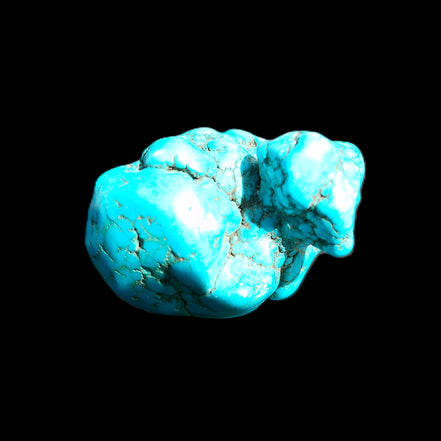 Persian Turquoise 45*44mm 80.0g in sunlight - Rocks and Things Store