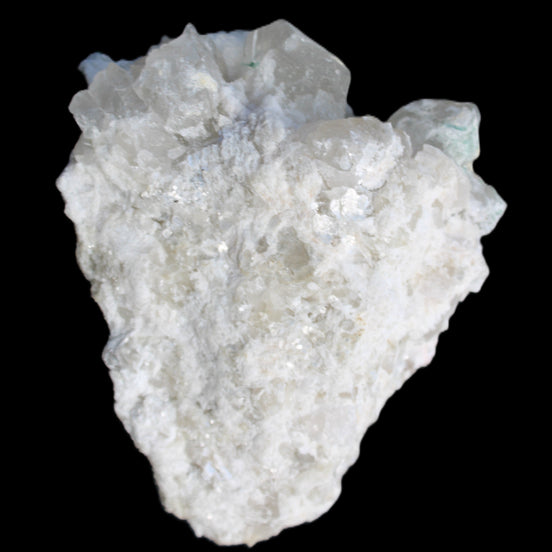 Clear Quartz bouquet with Green Tourmaline, Lepidolite and Feldspar 83*47*40mm 528g in sunlight - Rocks and Things Store