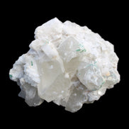 Clear Quartz bouquet with Green Tourmaline, Lepidolite and Feldspar 83*47*40mm 528g in sunlight - Rocks and Things Store