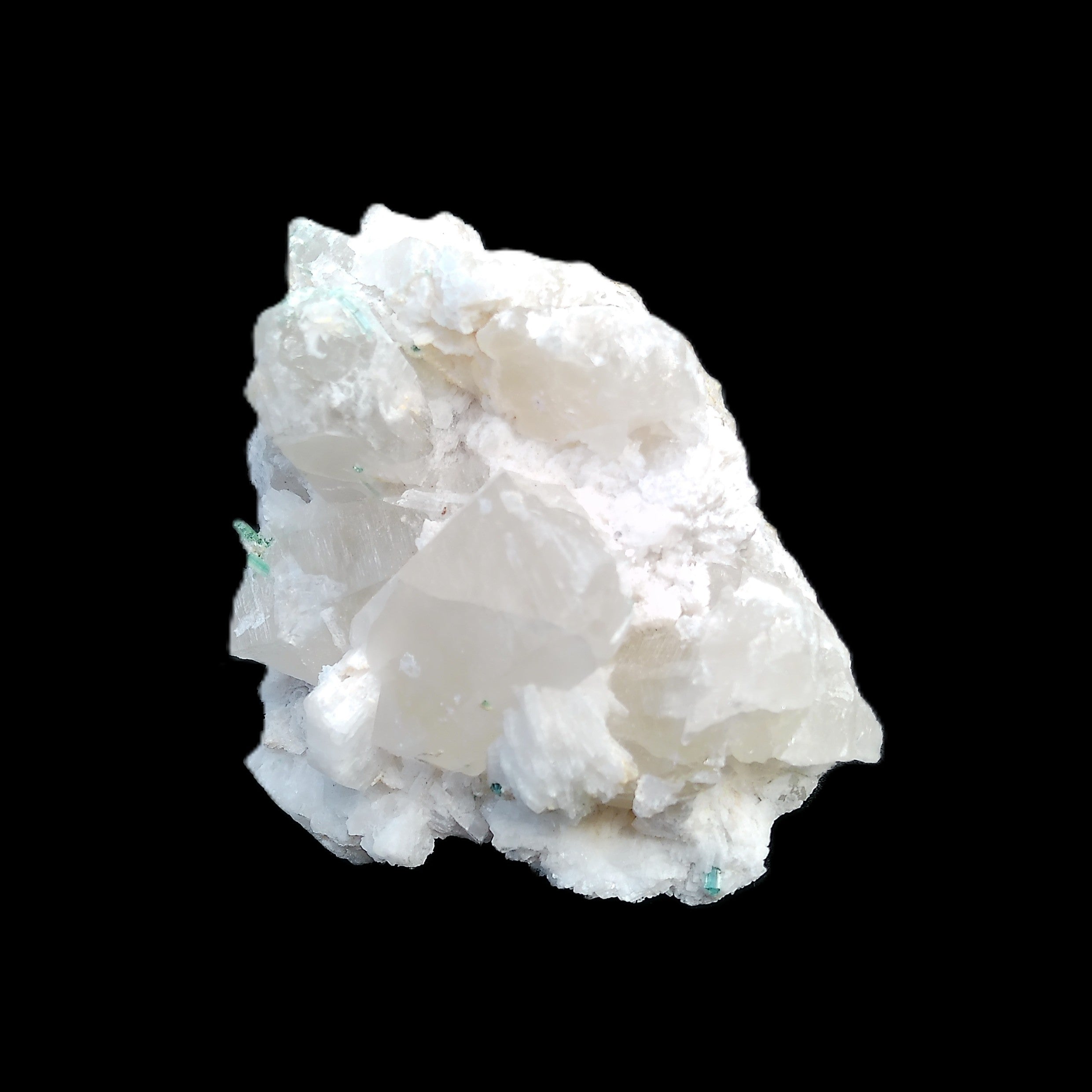 Clear Quartz bouquet with Green Tourmaline, Lepidolite and Feldspar 83*47*40mm 528g in sunlight - Rocks and Things Store