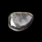 Polished Silver Obsidian stone  20-38mm 14-15g in sunshine - Rocks and Things Store