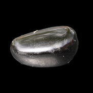 Polished Silver Obsidian stone  20-38mm 14-15g in sunshine - Rocks and Things Store