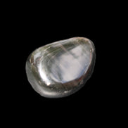 Polished Silver Obsidian stone  20-38mm 14-15g in sunshine - Rocks and Things Store