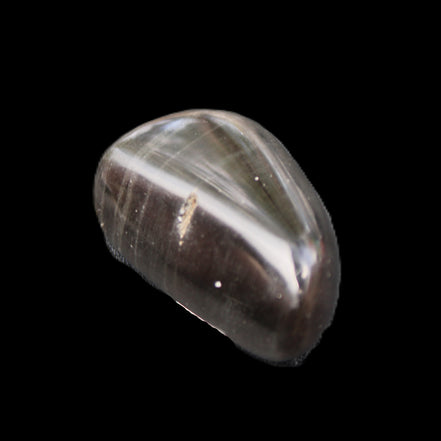 Polished Silver Obsidian stone  20-31mm 12-13g in sunshine - Rocks and Things Store