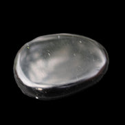 Polished Silver Obsidian stone 25-28mm 7-8g in sunshine -Rocks and Things Store