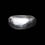 Polished Silver Obsidian stone 25-28mm 7-8g in sunshine -Rocks and Things Store
